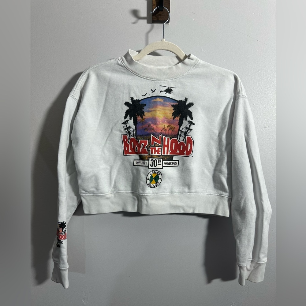 Boyz in the Hood Women’s XS Cropped Sweatshirt 30th AnnCross Colours | SKU 0452
